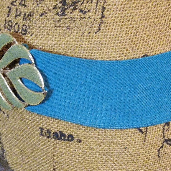 VINTAGE 1970-80s Stretch Leaf Buckle Belt - Picture 4 of 8